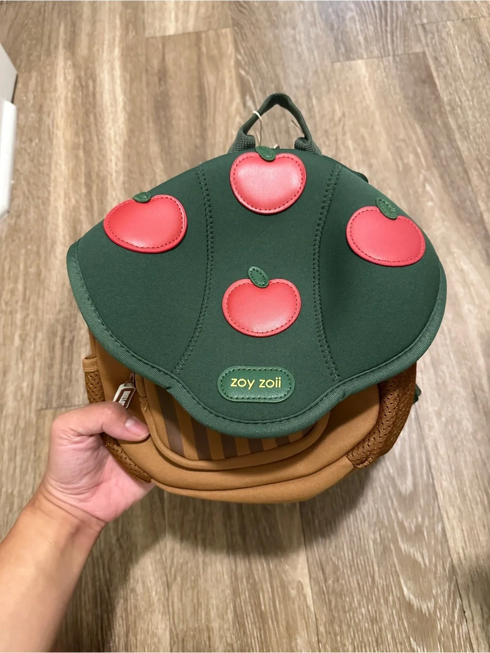 Zoy Zoii Kids Green Apple Backpack